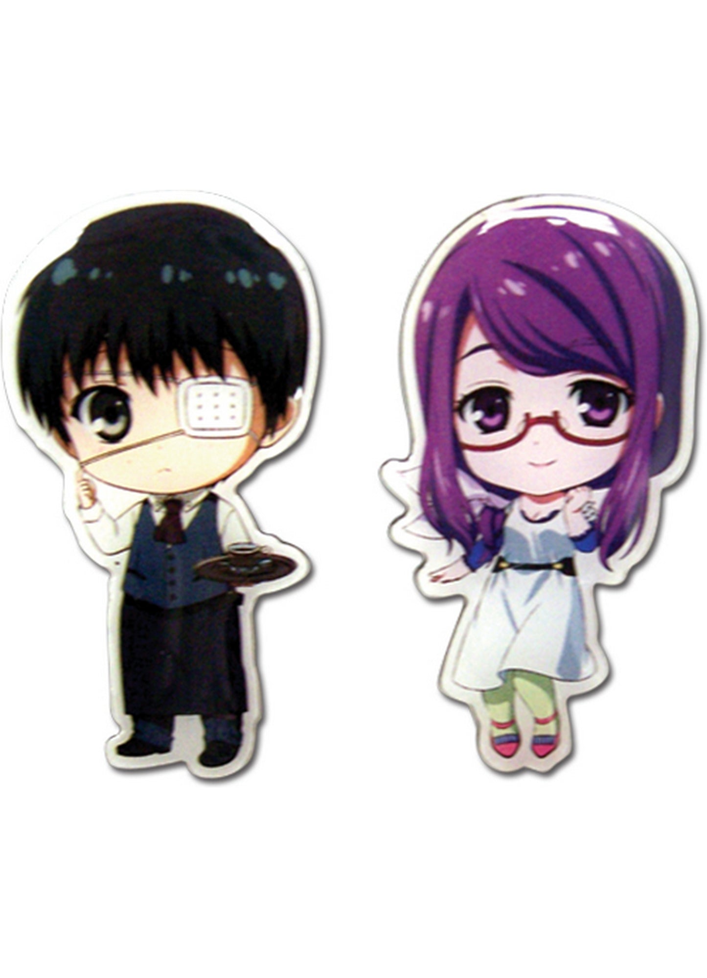 Tokyo Ghoul - Ken Kaneki & Rize Kamishiro SD Pin