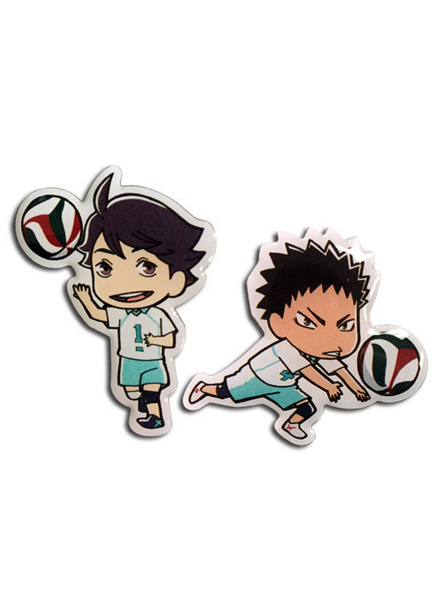 Haikyu - Toru Oikawa & Takanobu Aone Pins
