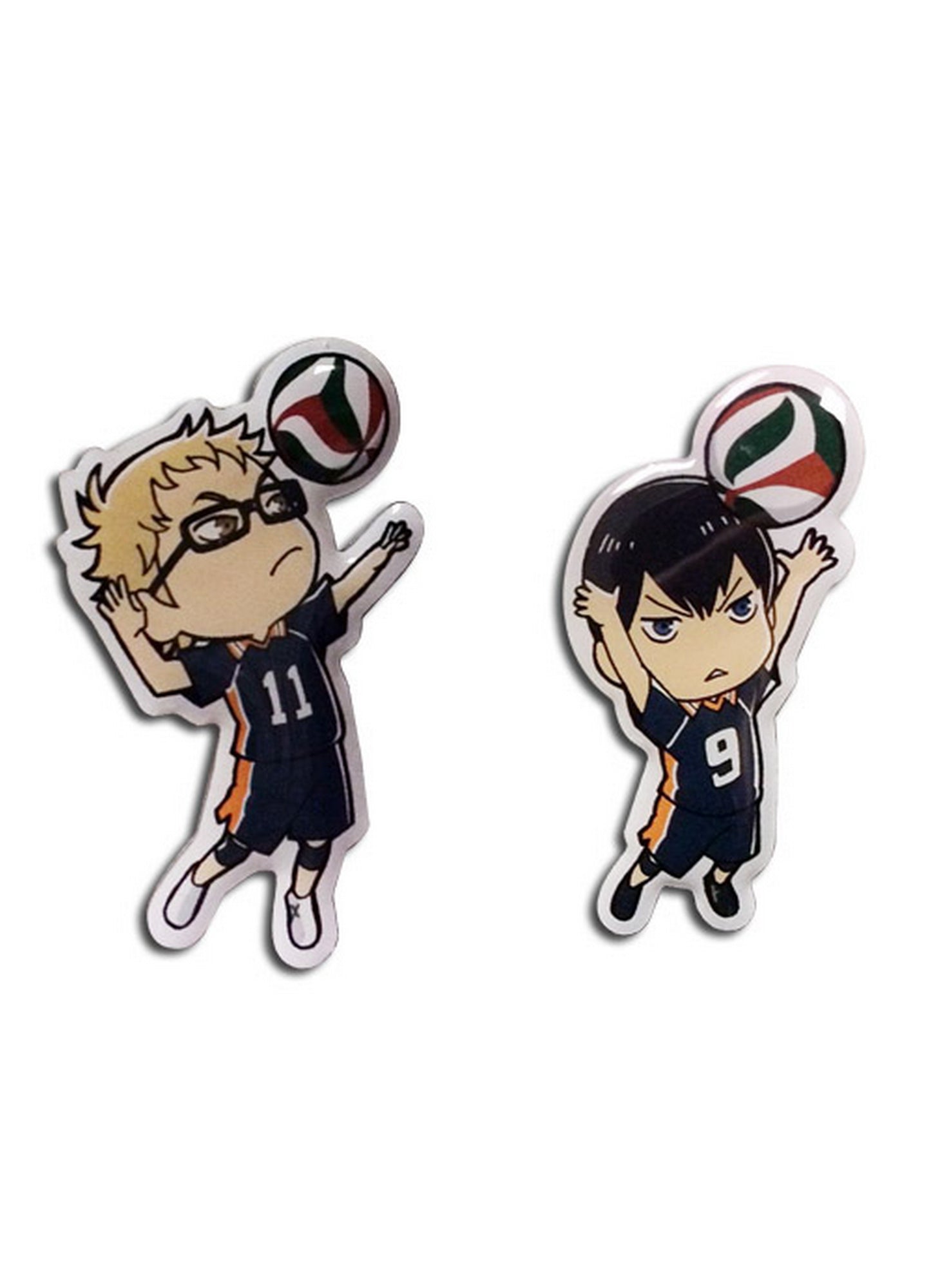 Haikyu - Tobio Kageyama & Kei Tsukishima Pins