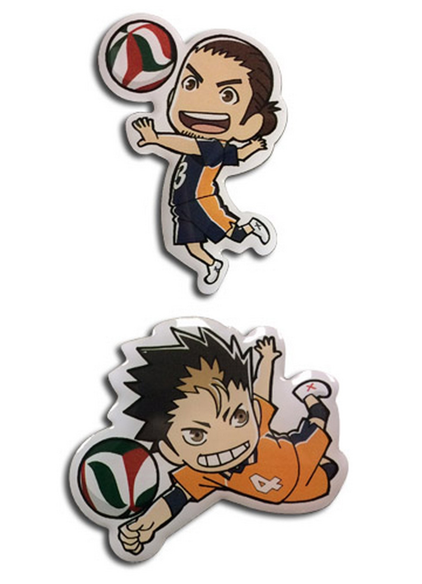 Haikyu - Yu Nishinoya & Asahi Azumane Pins