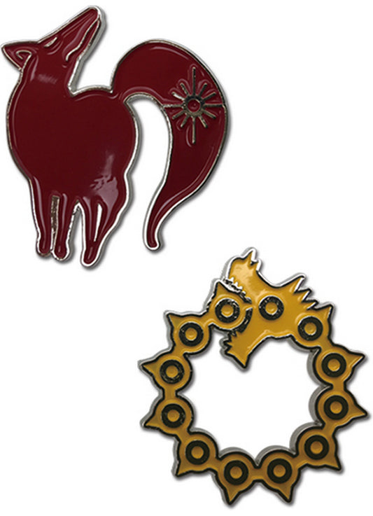 The Seven Deadly Sins - Sin Of Wrath & Sin Of Greed Pins