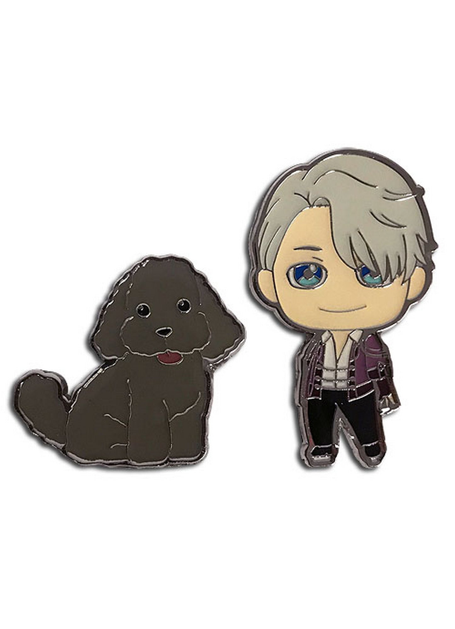 Yuri! On Ice - Victor Nikiforov & Makkachin Pins