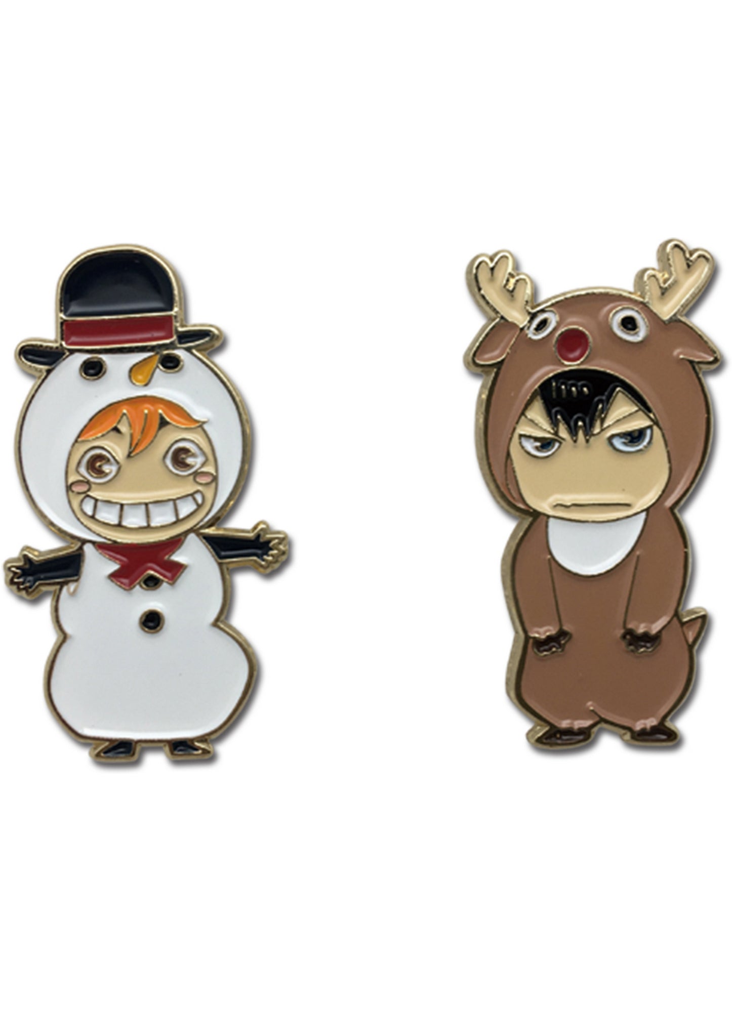 Haikyu S3 - Shoyo Hinata & Tobio Kageyama Christmas Ver. Pins