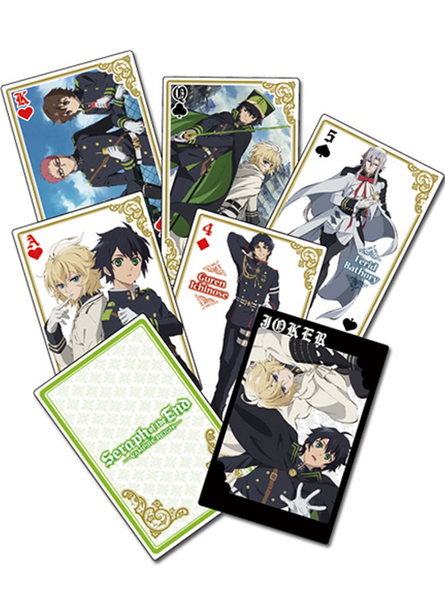 Seraph Of The End - Group Playing Cards