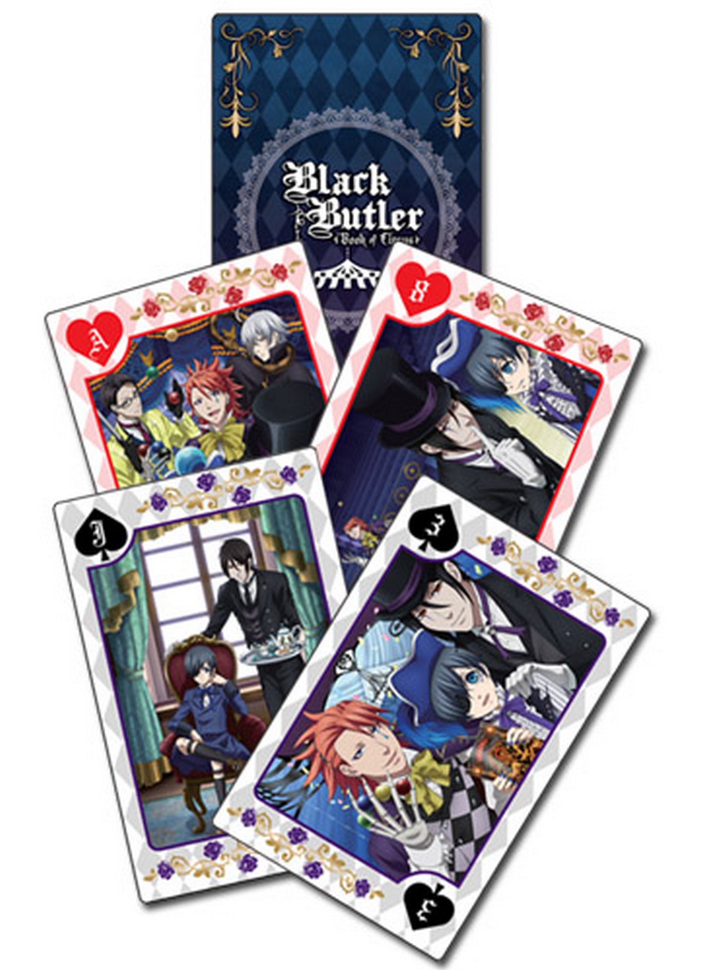Black Butler Book Of Circus - Group Playing Cards