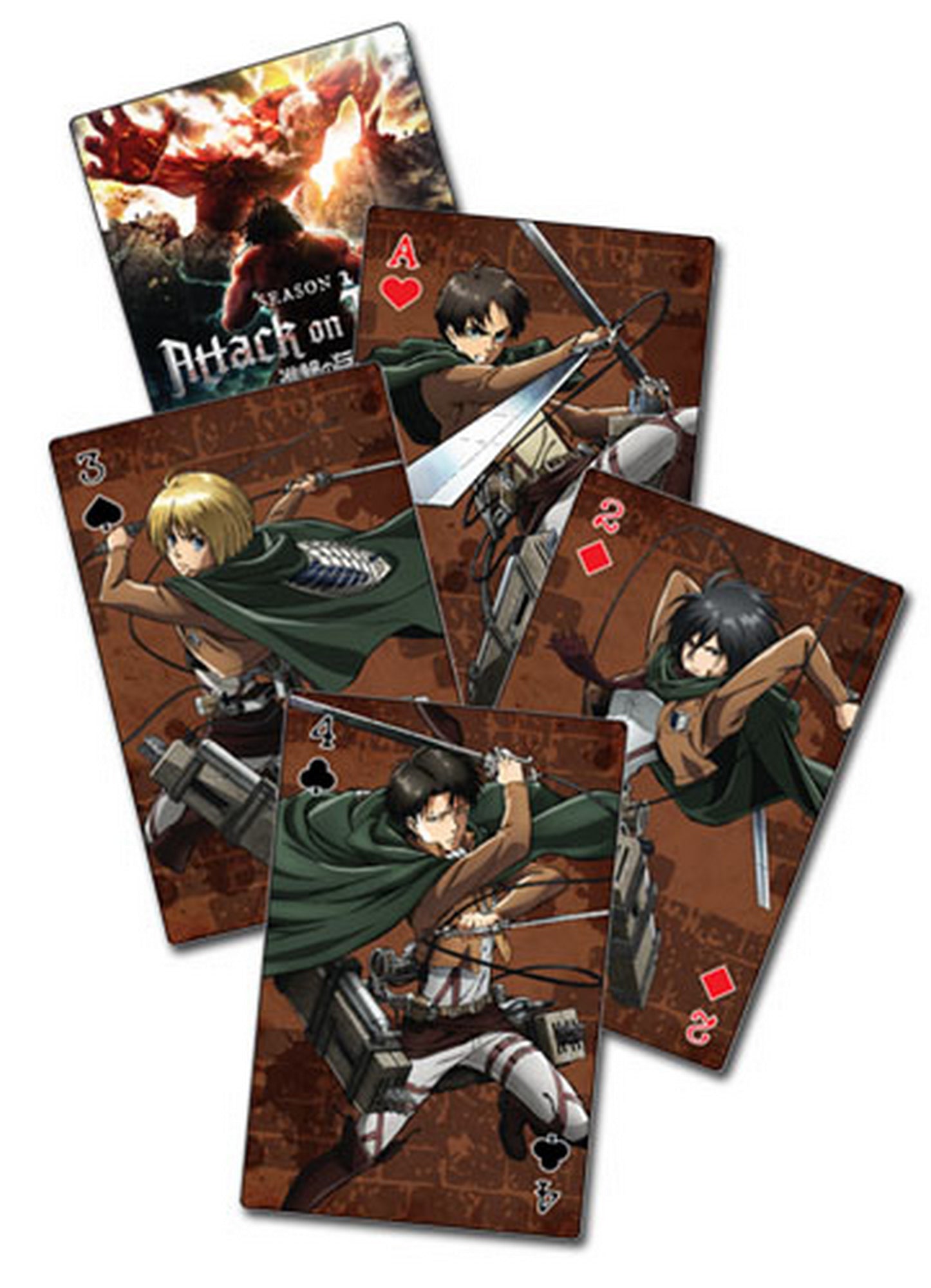 Attack on Titan Season 2 - Group Playing Cards