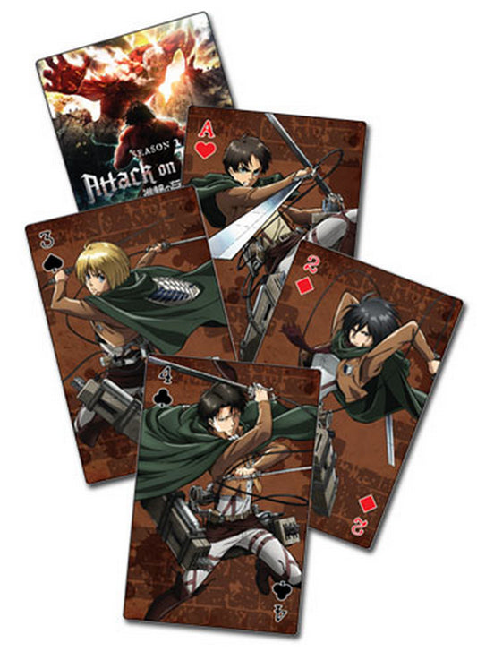 Attack on Titan Season 2 - Group Playing Cards