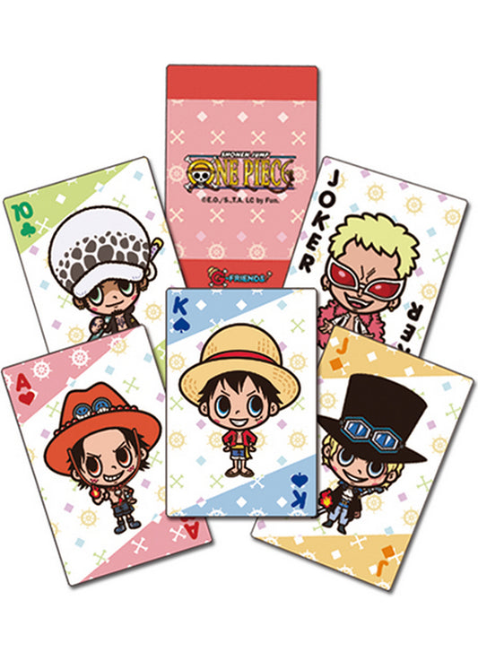 One Piece - SD Chibi Group Playing Cards