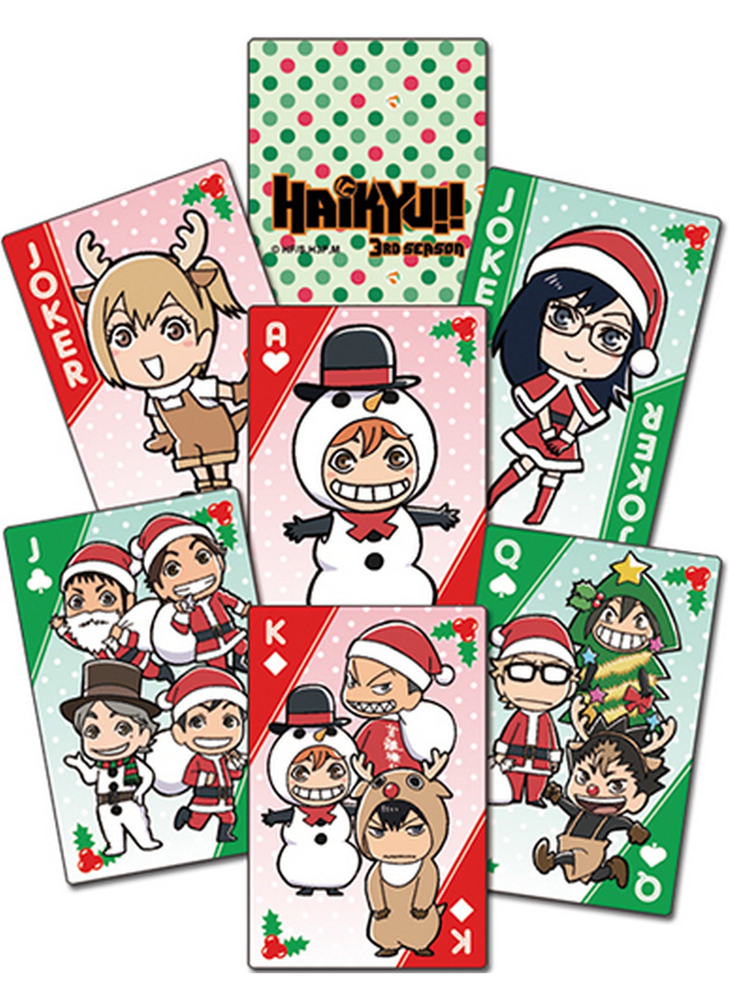 Haikyu S3 - Christmas SD Group Playing Cards