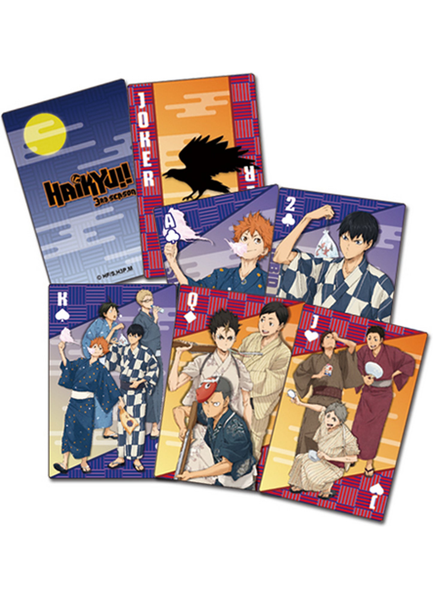 Haikyu S3 - Yukata Group Playing Cards