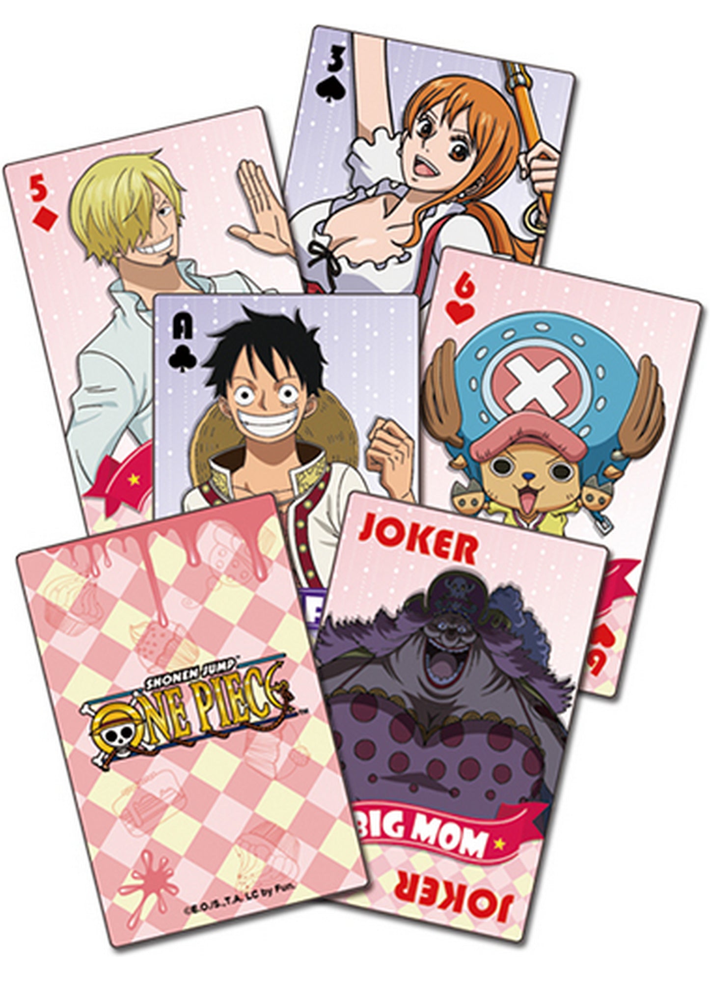 One Piece - Whole Cake Island Group Playing Cards