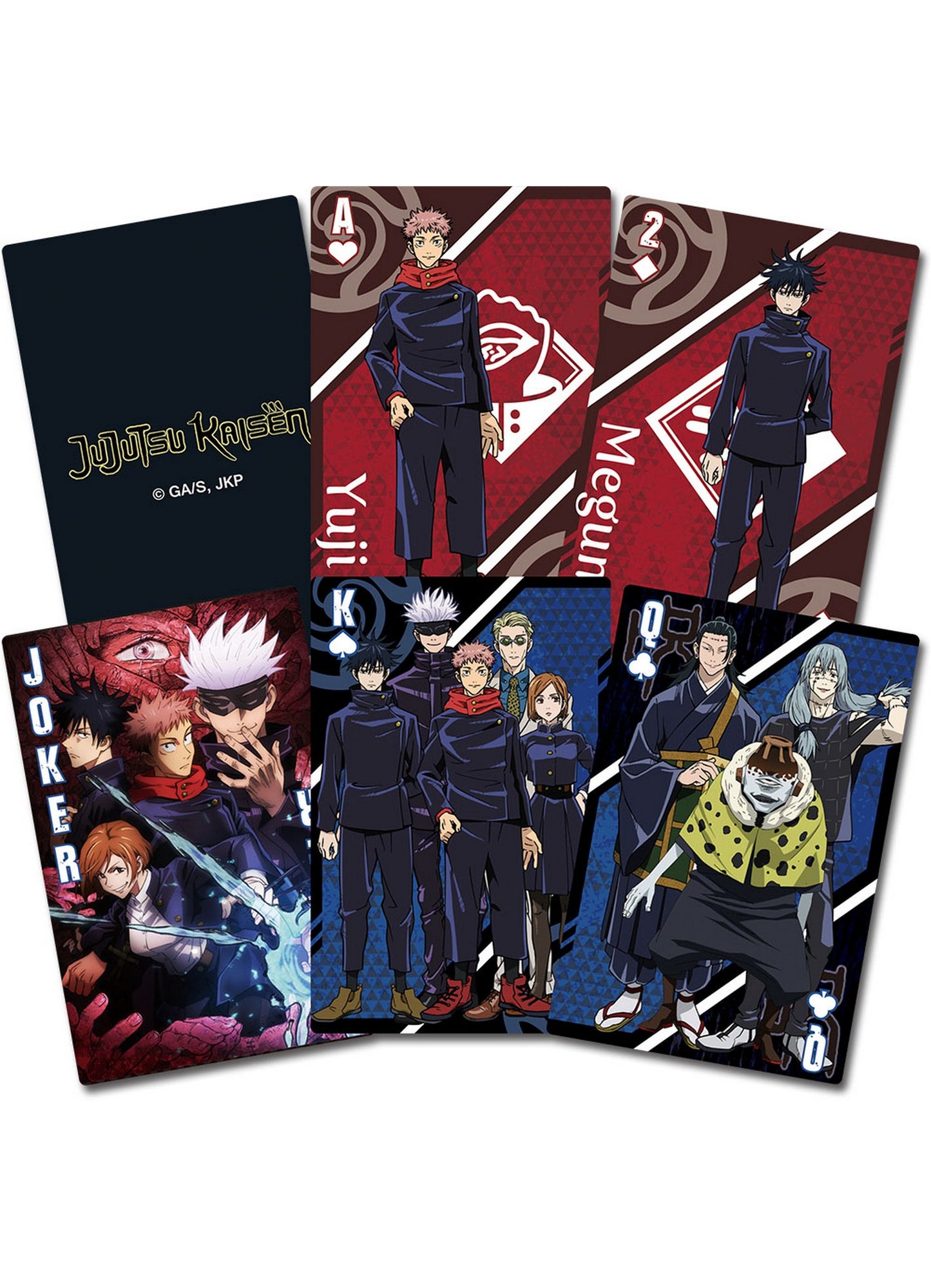Jujutsu Kaisen - Character Group Icon Playing Cards