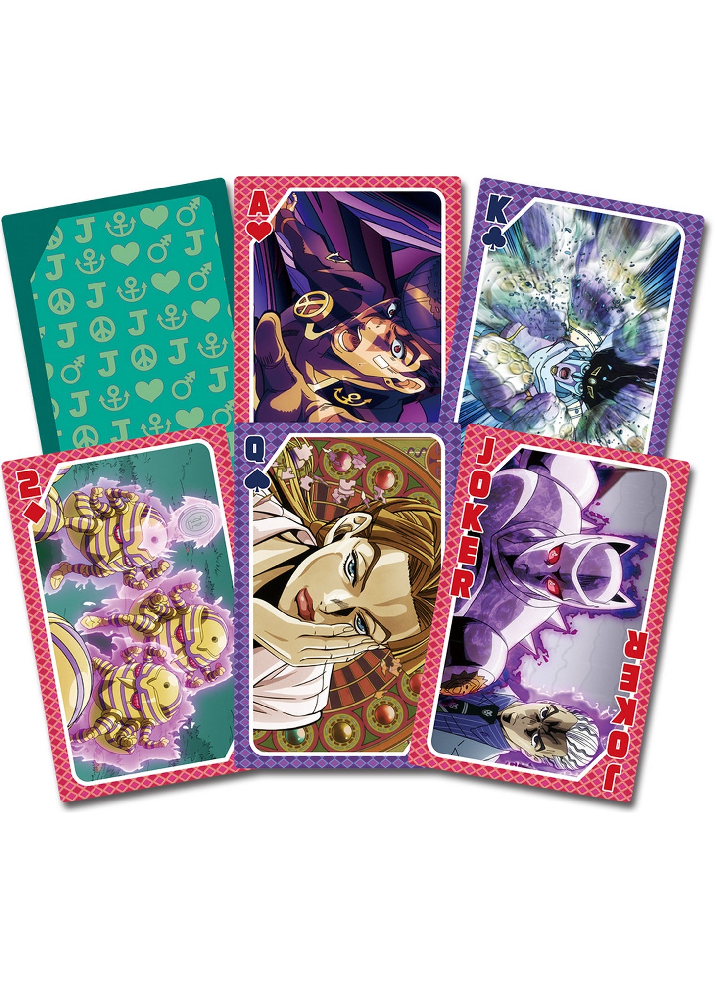 Jojo S3 - Second Half Group Screenshot Playing Cards