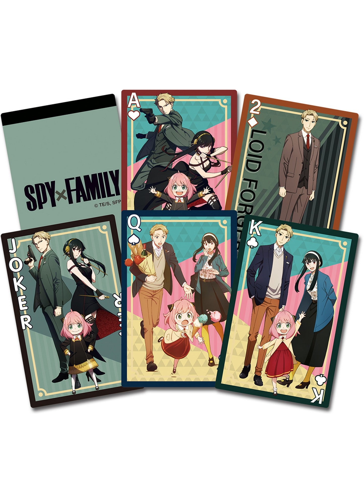 Spy X Family - Forger Family Playing Cards
