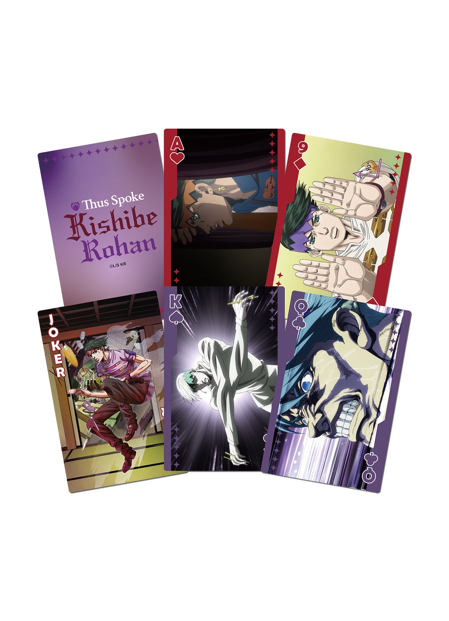 Jojo Kishibe Rohan - Screenshot Group Playing Card