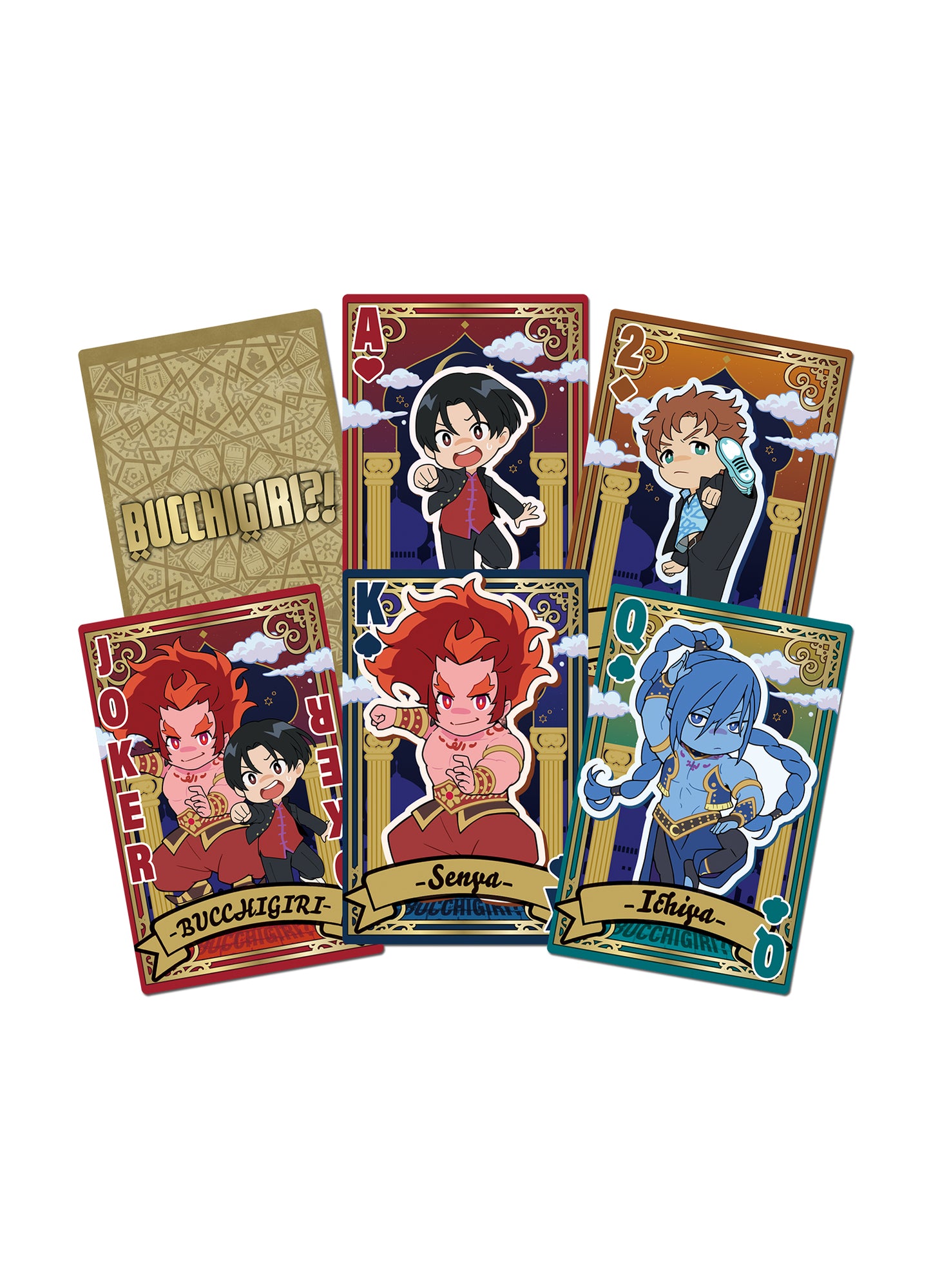 Bucchigiri S1 - Group Character SD Art Playing Cards