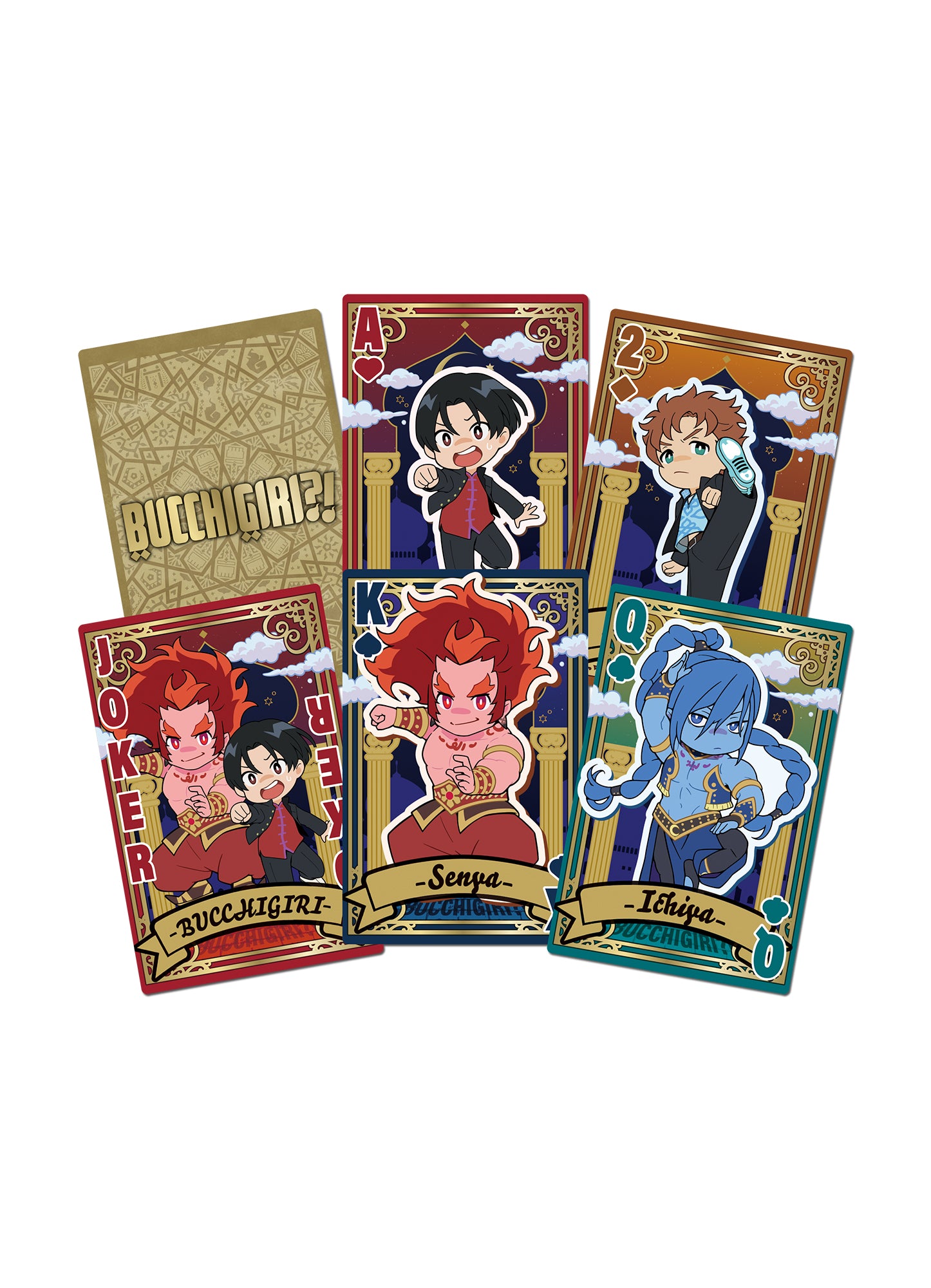Bucchigiri S1 - Group Character SD Art Playing Cards