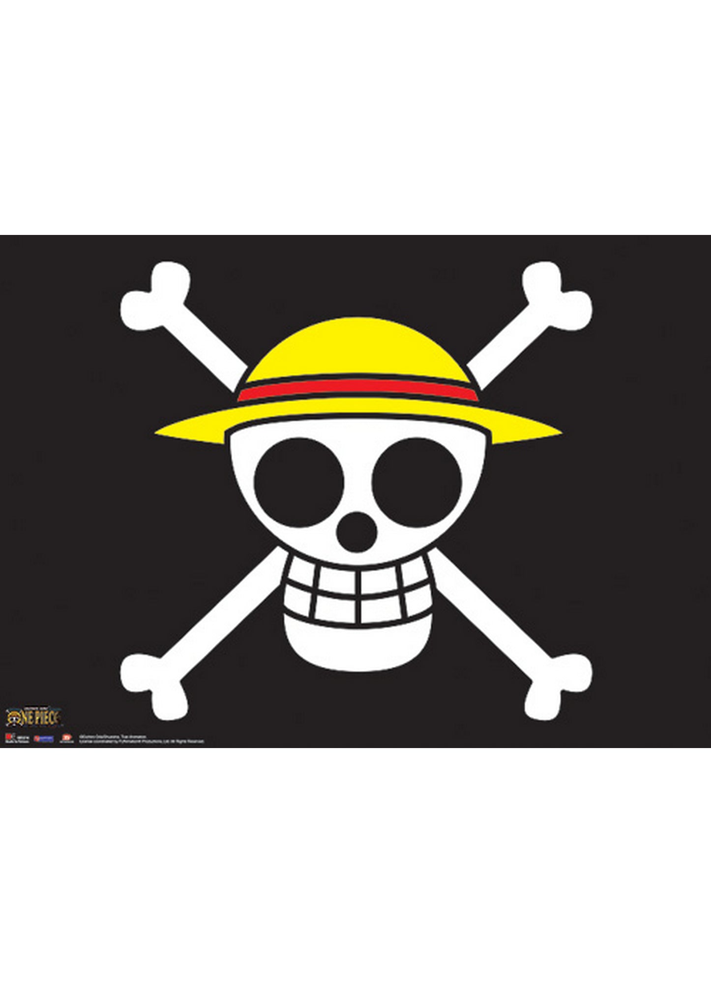 One Piece - The Straw Hats Pirates Flag Wall Scroll 31"W x 43"H