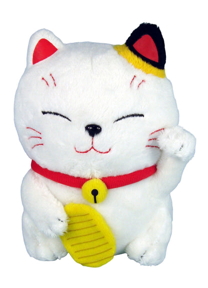 Lucky Cat Plush 8"H