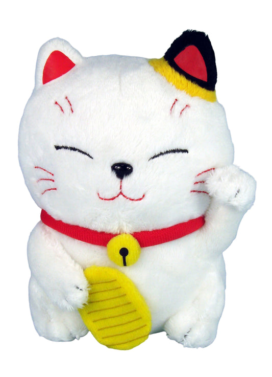 Lucky Cat Plush 8"H
