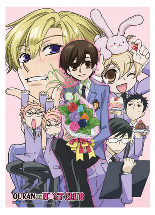 Ouran High School Host Club - Wall Scroll 31"W x 43"H