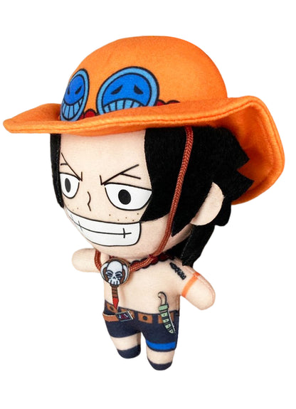 One Piece - Portgas D. Ace Plush 5"H