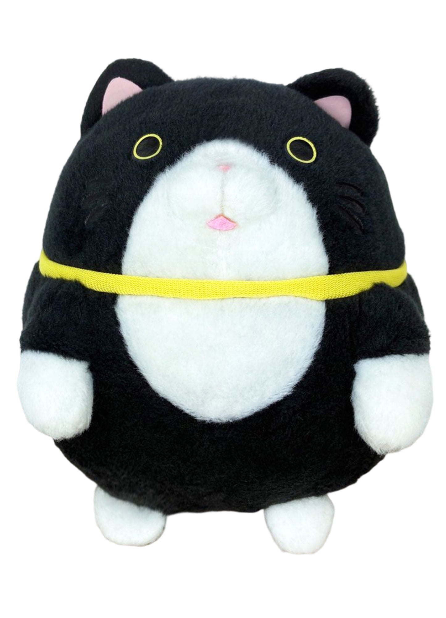 White Chubby Cat Plush 5"H
