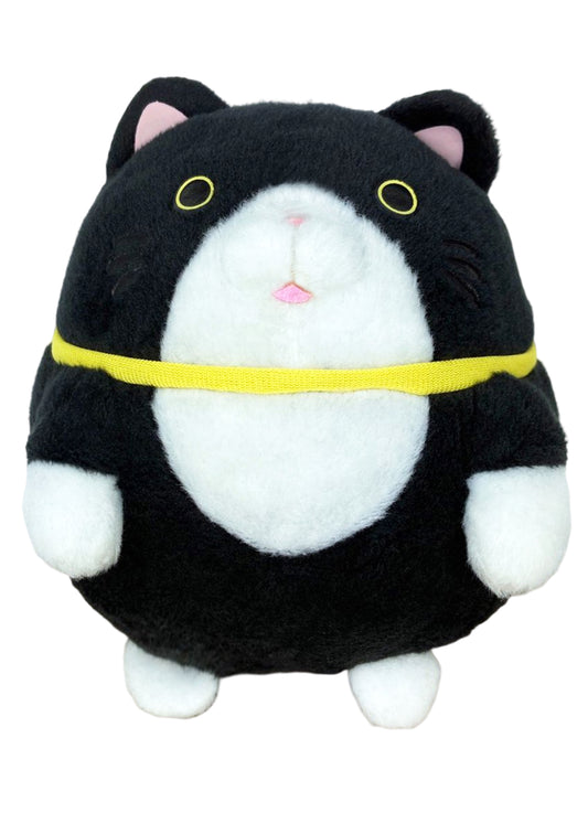 White Chubby Cat Plush 5"H