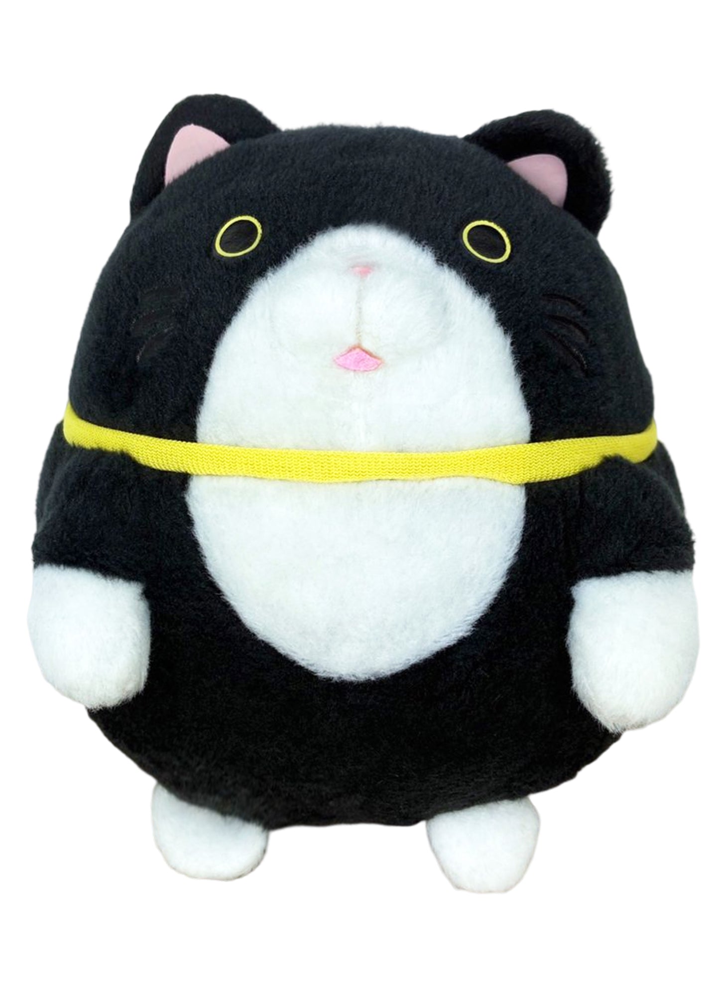 White Chubby Cat Plush 5"H