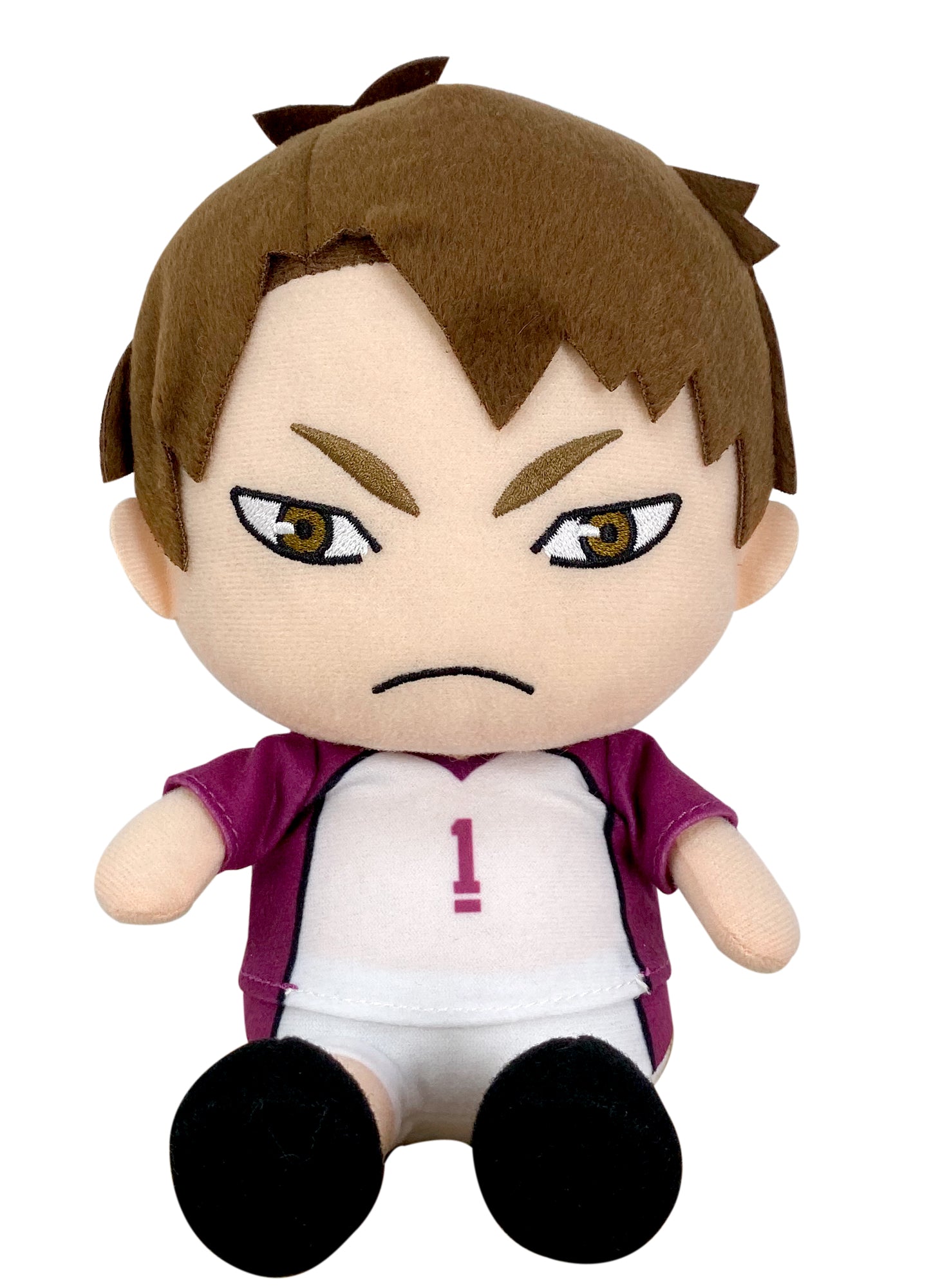 Haikyu S2 - Wakatoshi Ushijima Sitting Pose Plush 7"H