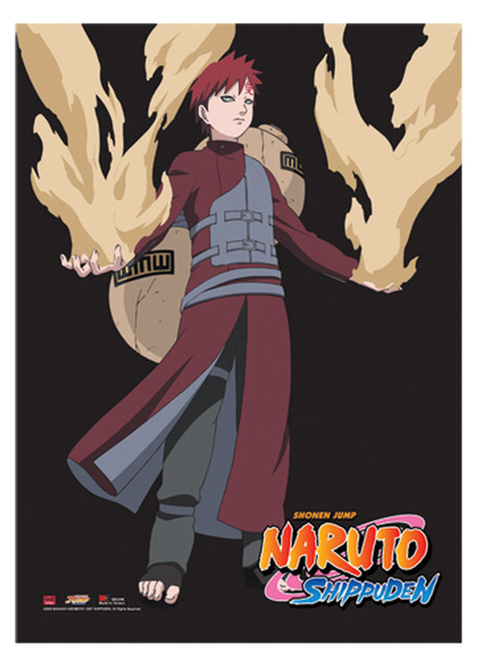 Naruto Shippuden - Sand Gaara Wall Scroll 31"W x 43"H