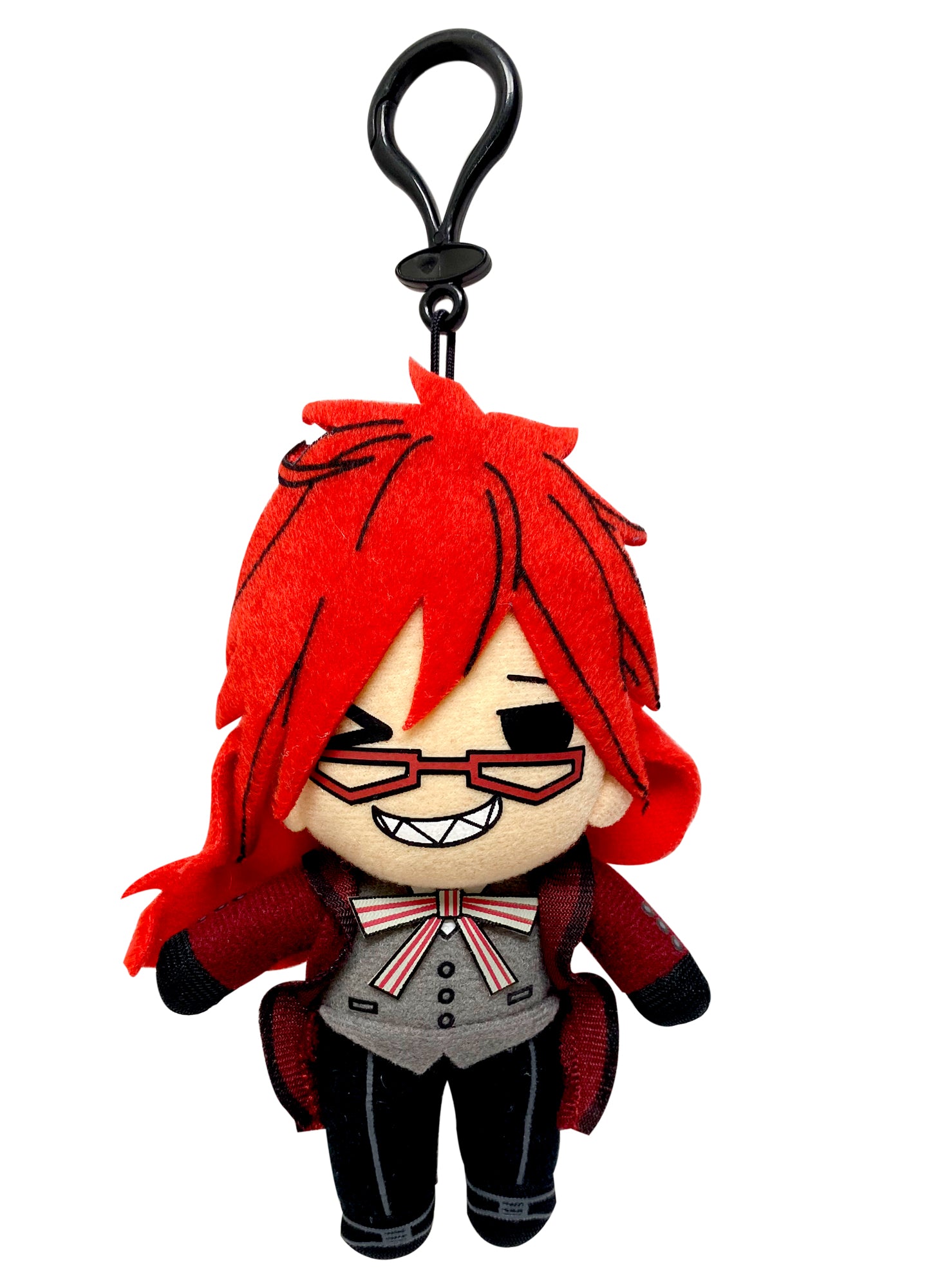 Black Butler - Grell Sutcliff Sublimation Plush 5"H