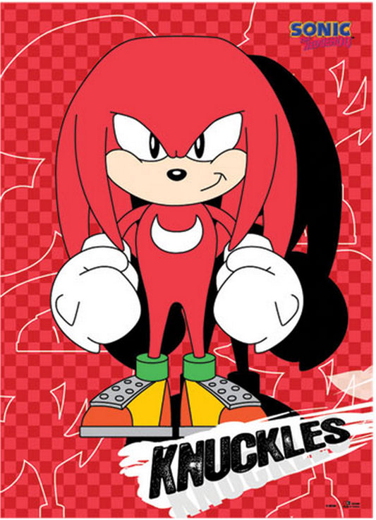Sonic Classic - Knuckles The Echidna Wall Scroll 18.5"W x 25.2"H