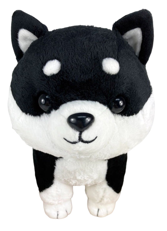 Black Shiba Plush 8"H