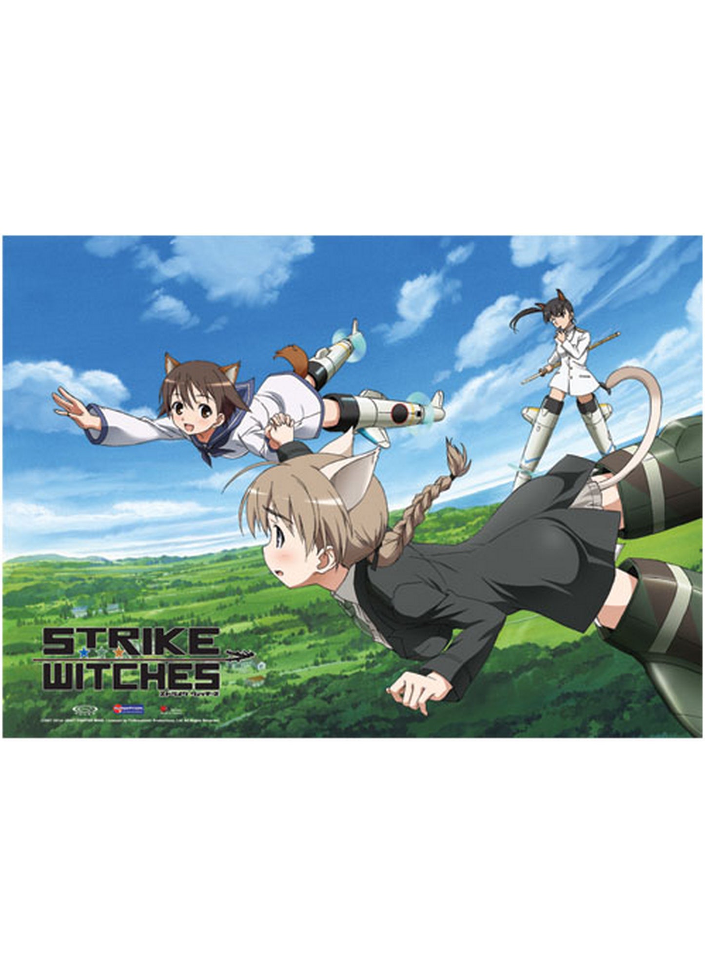 Strikes Witches - Flying In The Sky Wall Scroll 31"W x 43"H