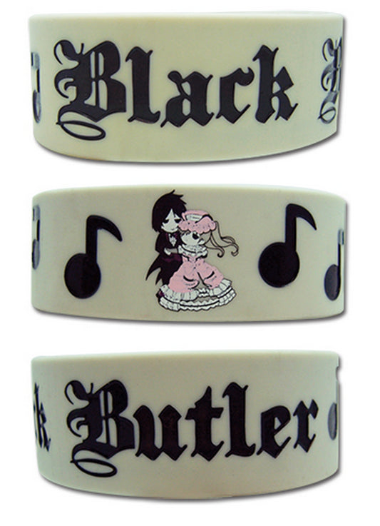 Black Butler - Sebastian Michaelis & Ciel Phantomhive PVC Wristband