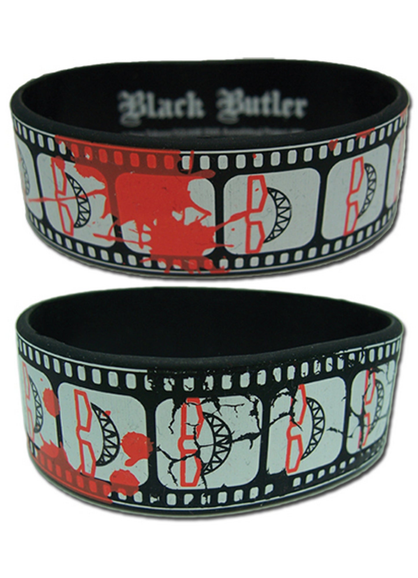 Black Butler - Grell Sutcliff Cinematic Record PVC Wristband