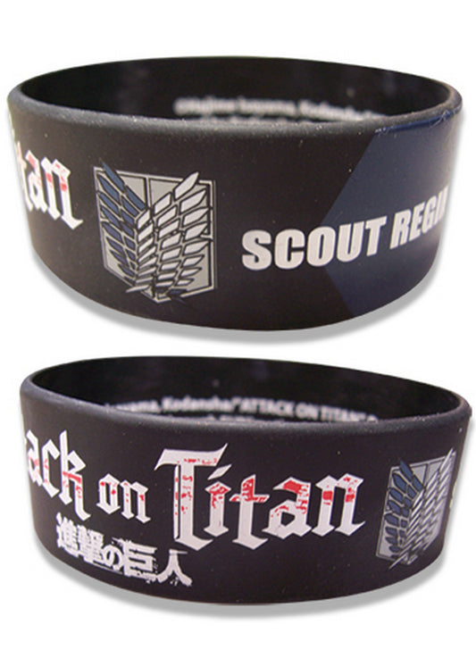 Attack On Titan - Survey Corps PVC Wristband