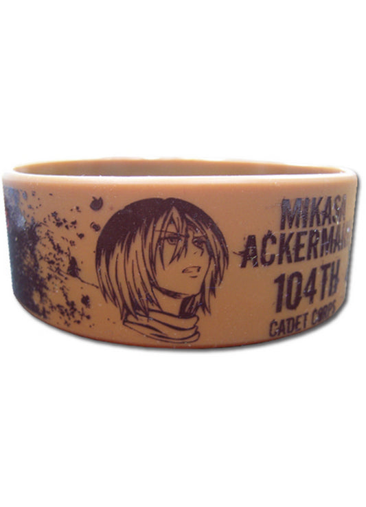Attack On Titan - Mikasa Ackerman PVC Wristband