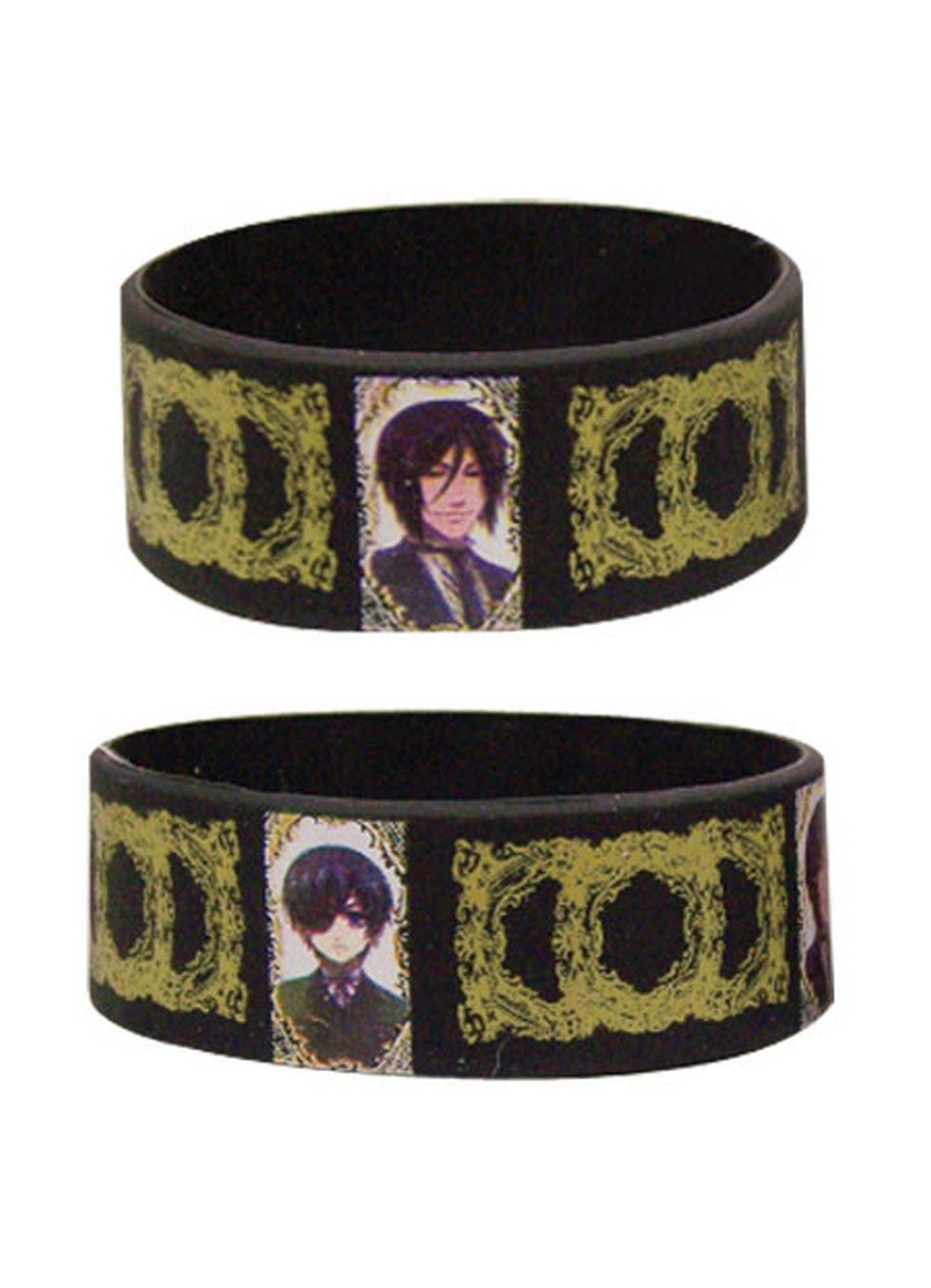Black Butler - Sebastian Michaelis & Giel PVC Wristband