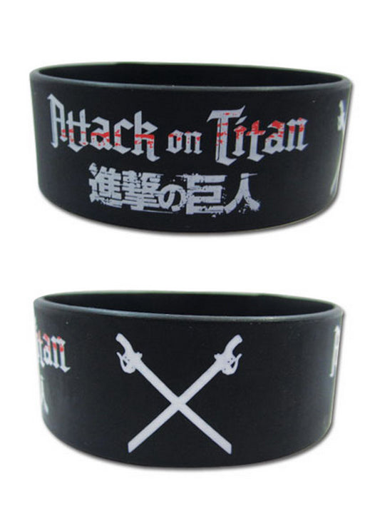 Attack On Titan - Logo PVC Wristband