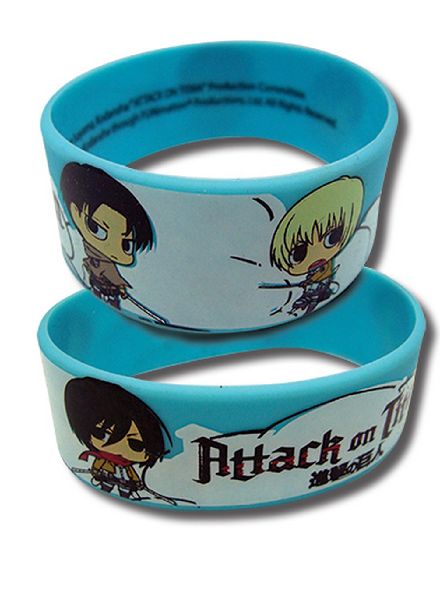Attack On Titan - Group SD PVC Wristband