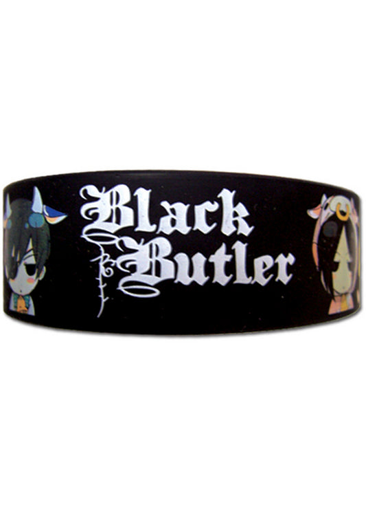 Black Butler - Sebastian Michaelis And Ciel Phantomhive Cow PVC Wristband