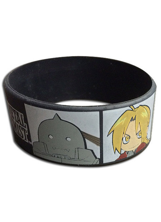 Fullmetal Alchemist - SD Edward Elric "Ed" & Alphonse Elric "Al" PVC Wristband