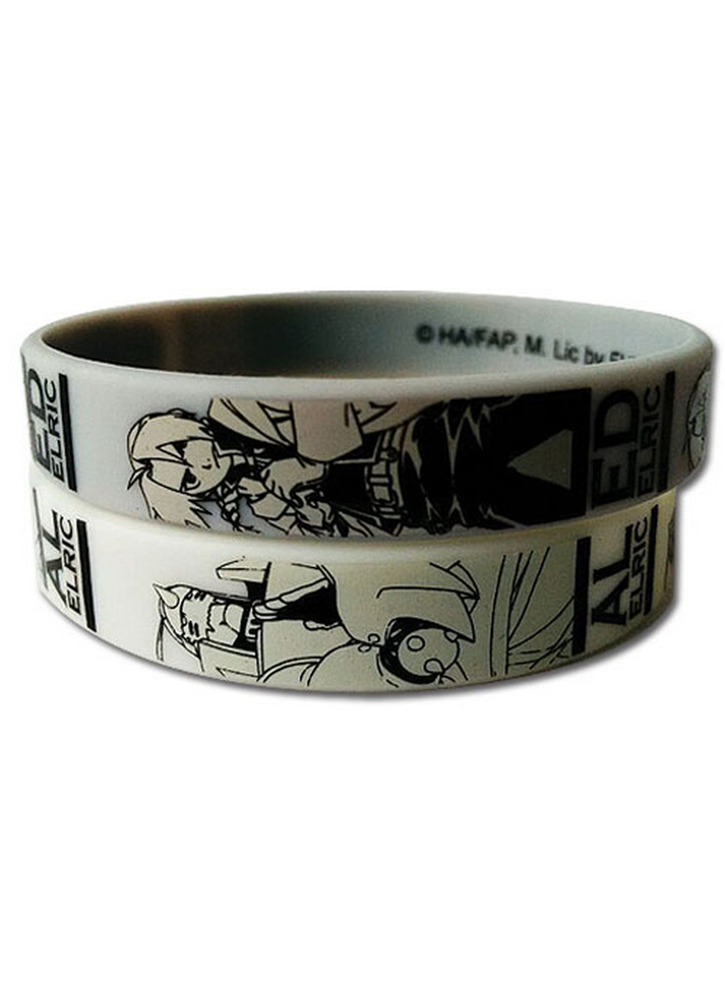 Full Metal Alchemist: Brotherhood - Edward Elric "Ed" & Alphonse Elric "Al" PVC Wristbands