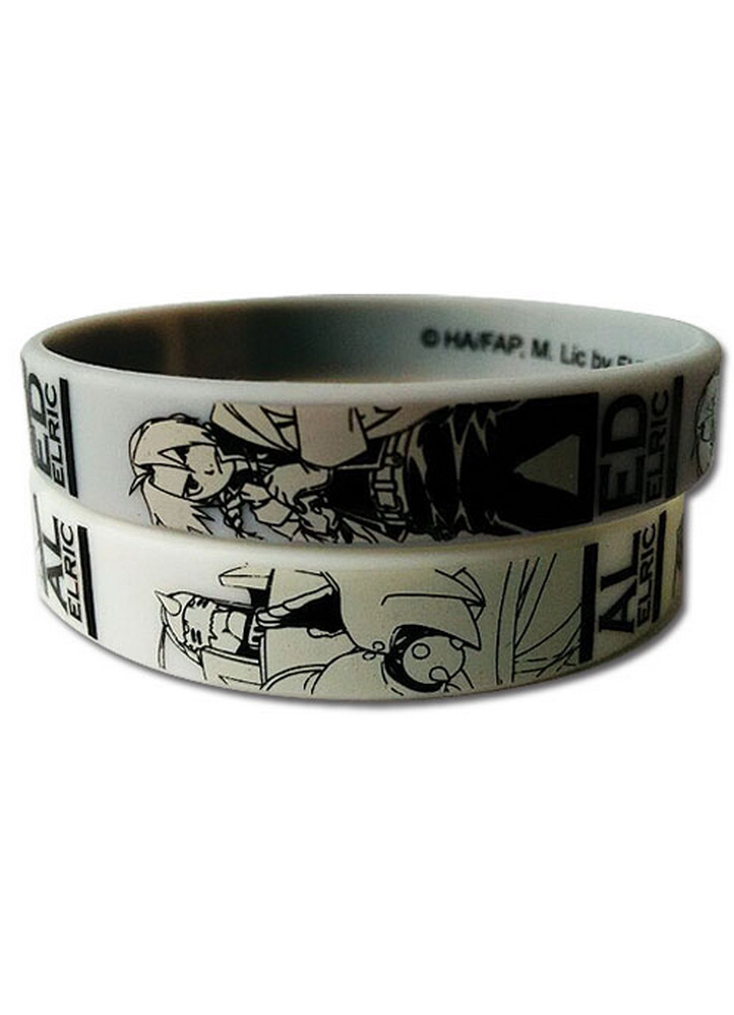 Full Metal Alchemist: Brotherhood - Edward Elric "Ed" & Alphonse Elric "Al" PVC Wristbands