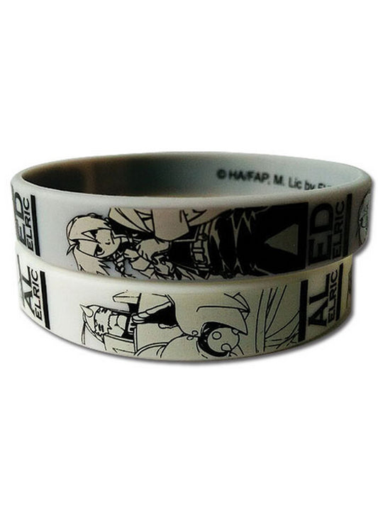 Full Metal Alchemist: Brotherhood - Edward Elric "Ed" & Alphonse Elric "Al" PVC Wristbands