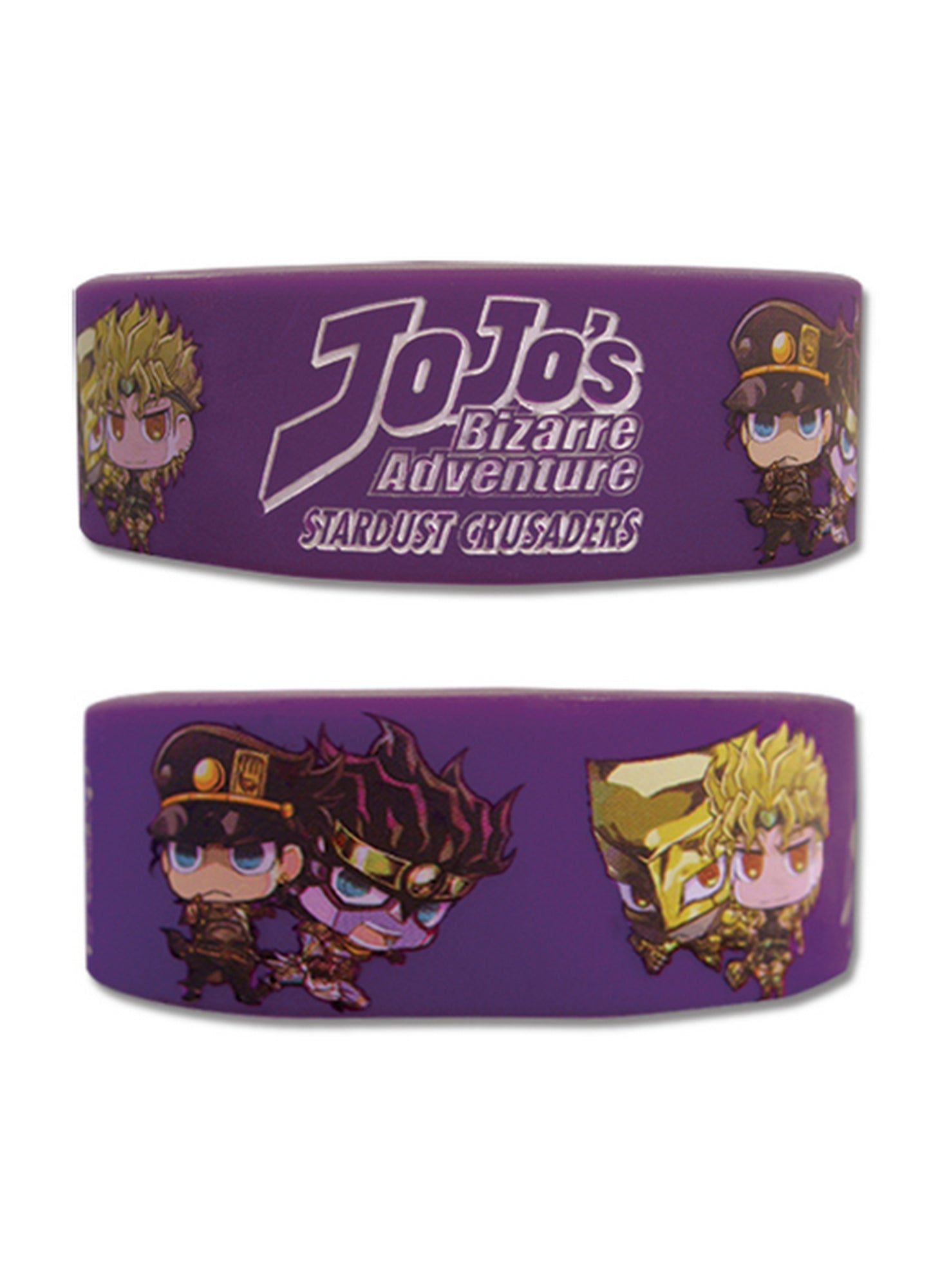 Jojos Bizarre Adventure - Jotaro Kujo & Dio Brando PVC Wristband