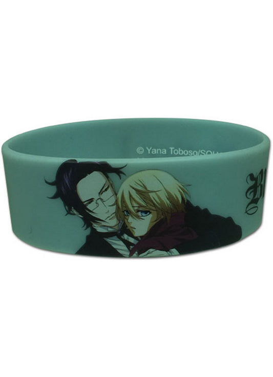 Black Butler 2 - Claude Faustus And Aloise Trancy PVC Wristband