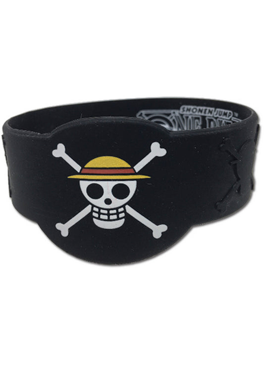 One Piece - Monkey D. Luffy Jolly Roger PVC Wristband